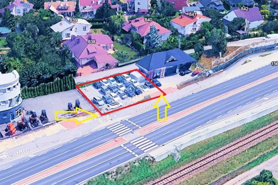 Plac usługowy ul. Warszawska