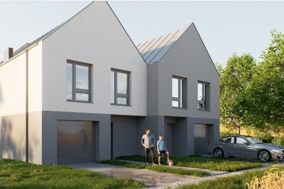 Mieszkanie w szeregówce z garażem,ogródkiem-110m2