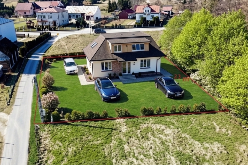 Hucisko – Działka Budowlana 9,41 ara z WZ