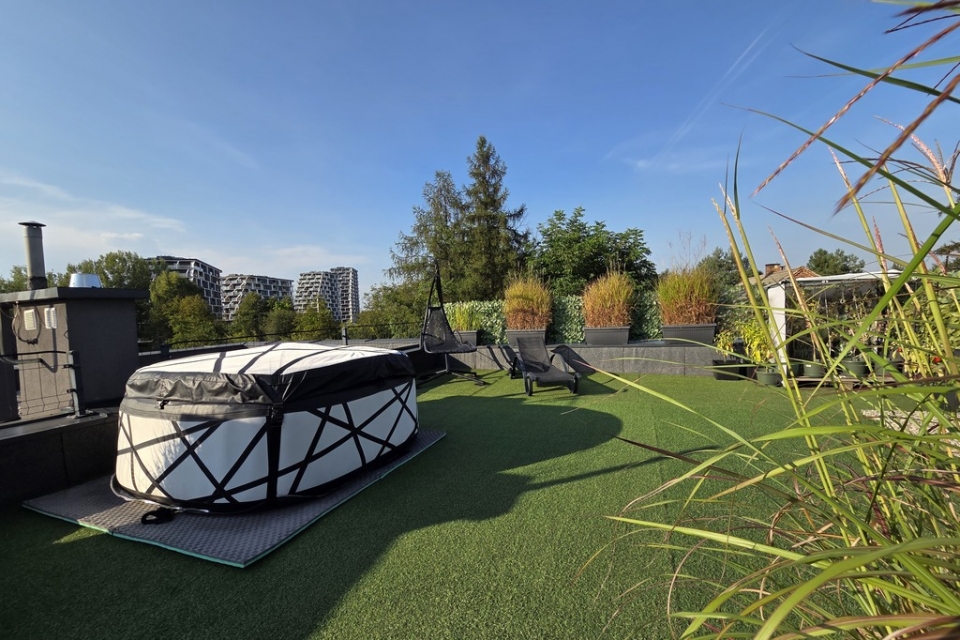 Wyjątkowe mieszkanie z wyjątkowym tarasem na dachu