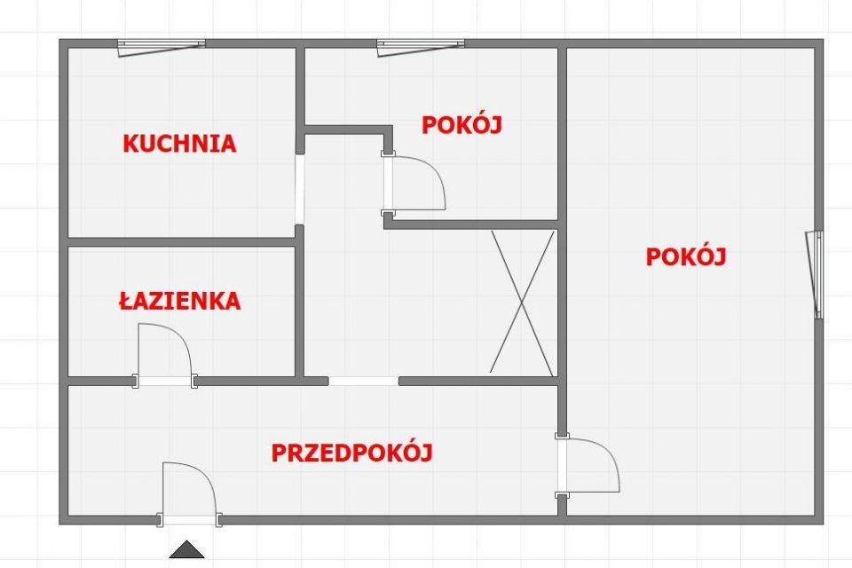 2 pokojowe mieszkanie- os. Dąbrowskiego