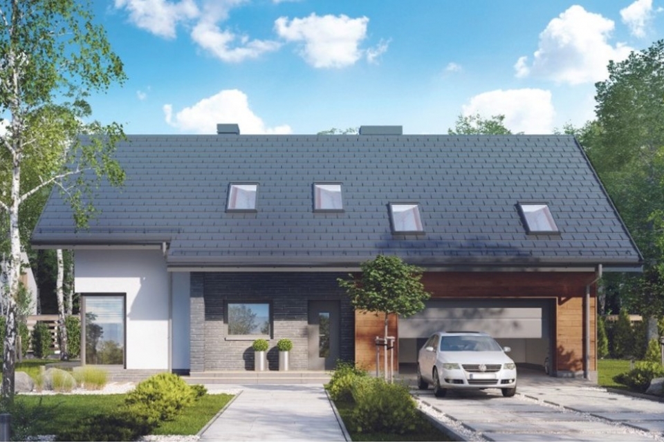 Dom wolnostojący, pow.użyt:135,94m2,działka788m2