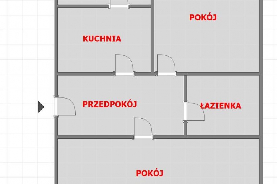 Przestronne-2 pokojowe mieszkanie z balkonem