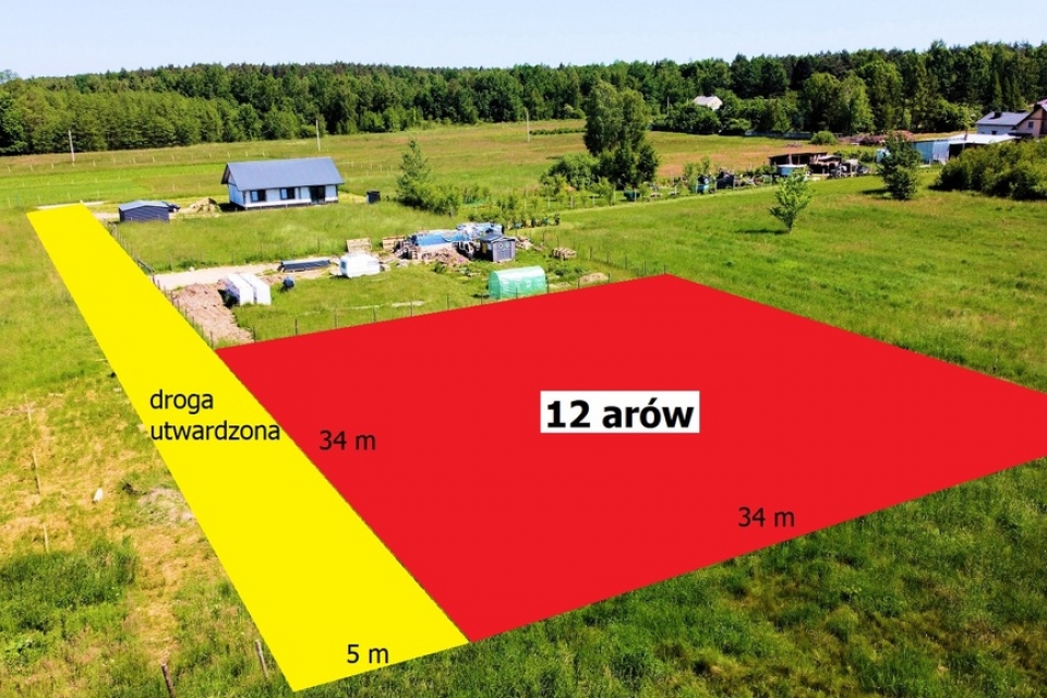 Głogów Młp. 12 ar pod dom