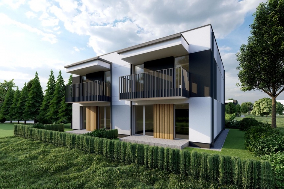 Dom/bliźniak - 104m2 - os. Biała