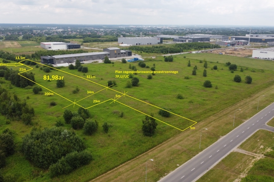 DZIAŁKA 81,98ar MPZP RZESZÓW DWORZYSKO