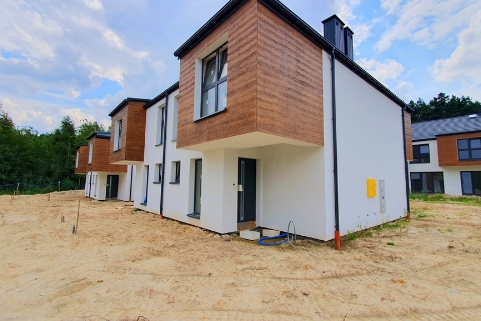 Gotowe Bliźniak - blisko lasu, 4 pokoje, 88 m2