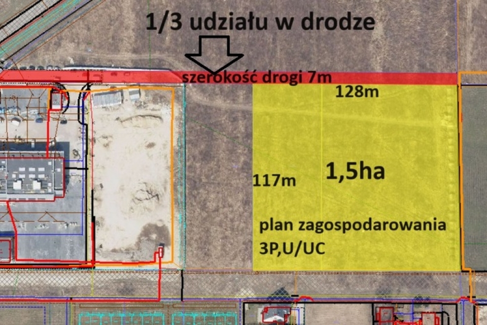 DZIAŁKA 1,5ha MPZP RZESZÓW DWORZYSKO