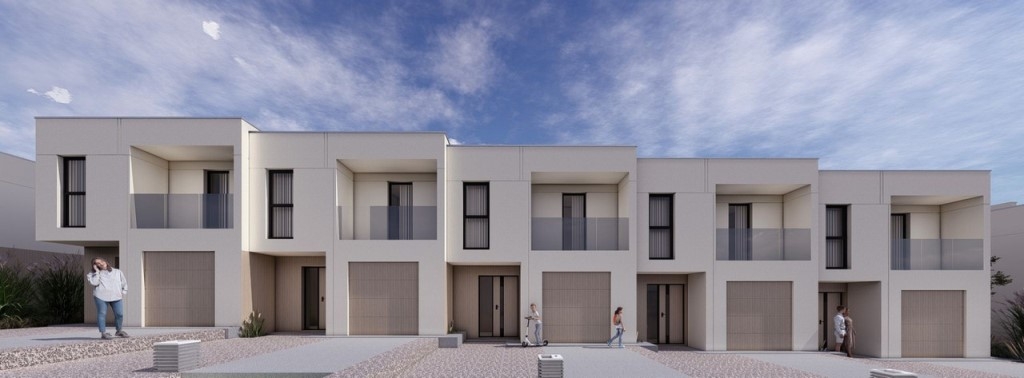 Domy w zabudowie szeregowej przy Św. Marcina